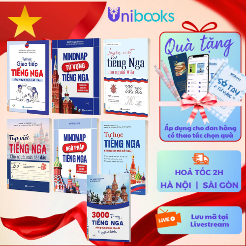 Sách - Trọn Bộ Tự Học Tiếng Nga Dành Cho Người Tự Học (lẻ/combo tuỳ chọn) - MCBooks