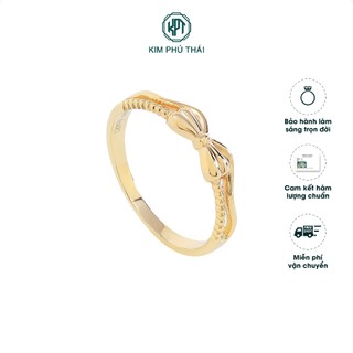 Nhẫn Nữ KIM PHÚ THÁI Vàng 10K Thiết Kế Nơ Thanh Lịch, Kiểu Dáng Tinh Tế - NV42