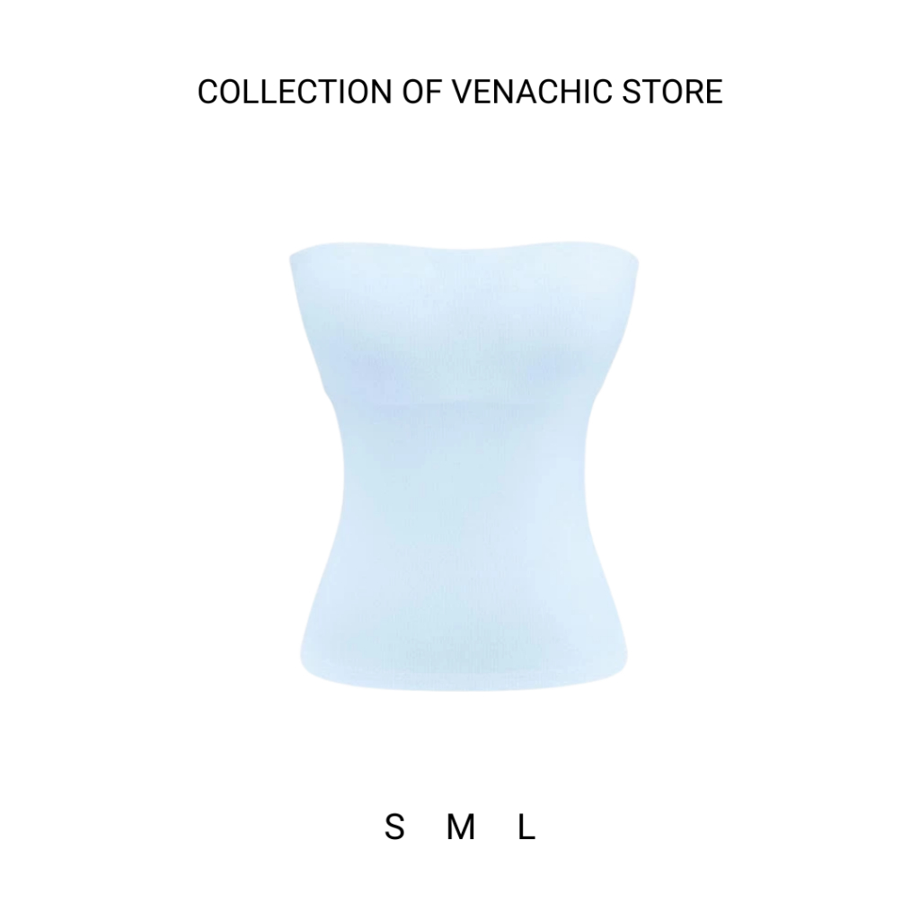 [KÈM MÚT] Áo ống trơn basic ôm body vải cotton mịn VENACHIC Women A055 | BigBuy360 - bigbuy360.vn
