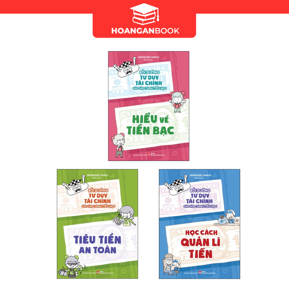 Sách: Combo 3 Cuốn Bồi Dưỡng Tư Duy Tài Chính Cho Học Sinh Tiểu Học