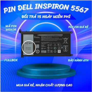 Pin Laptop Dell 5565 5567 5568 5570 5579 5770 7560 Pin Laptop Dell 5565 5567 5568 5570 5579 5770 7560