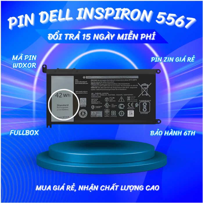 Pin Laptop Dell 5565 5567 5568 5570 5579 5770 7560 Pin Laptop Dell 5565 5567 5568 5570 5579 5770 7560