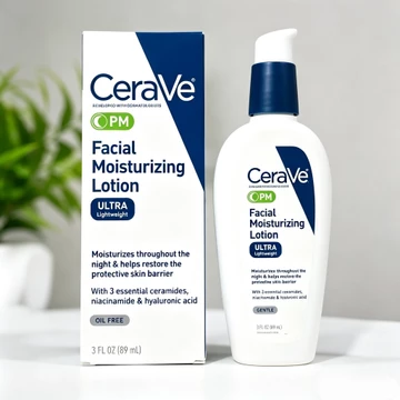 CeraVe Facial Moisturizing Lotion 89ml - Kem Dưỡng Ẩm Da Mặt Ceramide, Niacinamide & Hyaluronic Acid