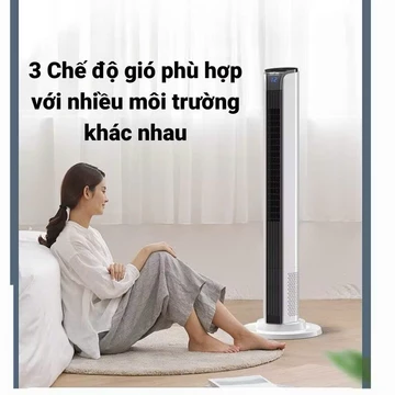 Quạt tháp không cánh SAST điều khiển từ xa màn LED hiển thị cao 110cm -,quạt cây đứng 60w đặt văn phòng tại nhà
