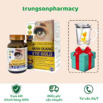 VIÊN UỐNG EYE GOLD - Bổ Mắt Tăng Cường Thị Lực Mắt Chống Mỏi Mắt Cho Người Già Và Trẻ Em - 30 VIÊN