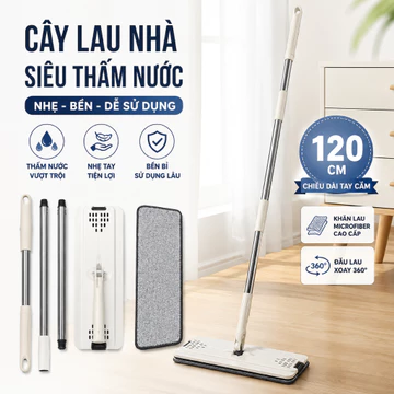 Cây Lau Nhà Microfiber Cây Lau Sàn Cây Lau Nhà Xoay 360 Độ Bộ Cây Lau Nhà Cây Lau Sàn Nhà