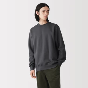 [26AW] MUJI Áo Sweatshirt Nam Vải Fleece