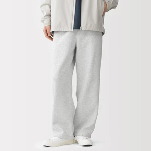 [26AW] MUJI Quần Nam Vải Fleece Ống Rộng