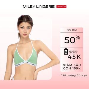 Áo Ngực Thể Thao Nữ Không Gọng Cổ Chữ V Miley Lingerie Melange Active