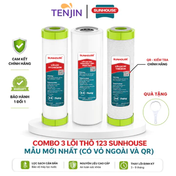 Sunhouse Combo Water Filter Cartridge – 10"