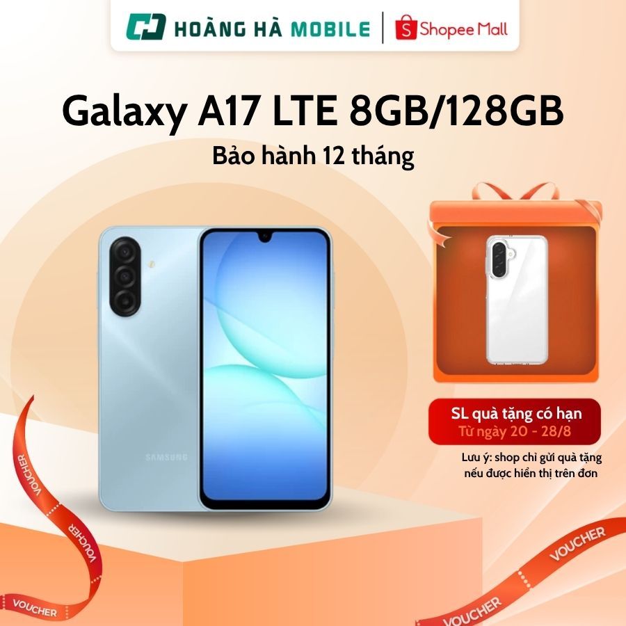 Điện thoại di động Samsung Galaxy A17 LTE 8GB/128GB - Nguyên Seal Chưa Active | BigBuy360 - bigbuy360.vn