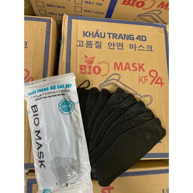 Set 50 Chiếc Khẩu trang 4 Lớp KF94, Chống Bụi Mịn Và Kháng Khuẩn Hàng Cao Cấp Hàn Quốc