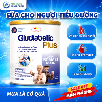 [Chính Hãng] Sữa Tiểu Đường Kiểm soát đường huyết cho người Tiểu Đường Gludiabetic Plus