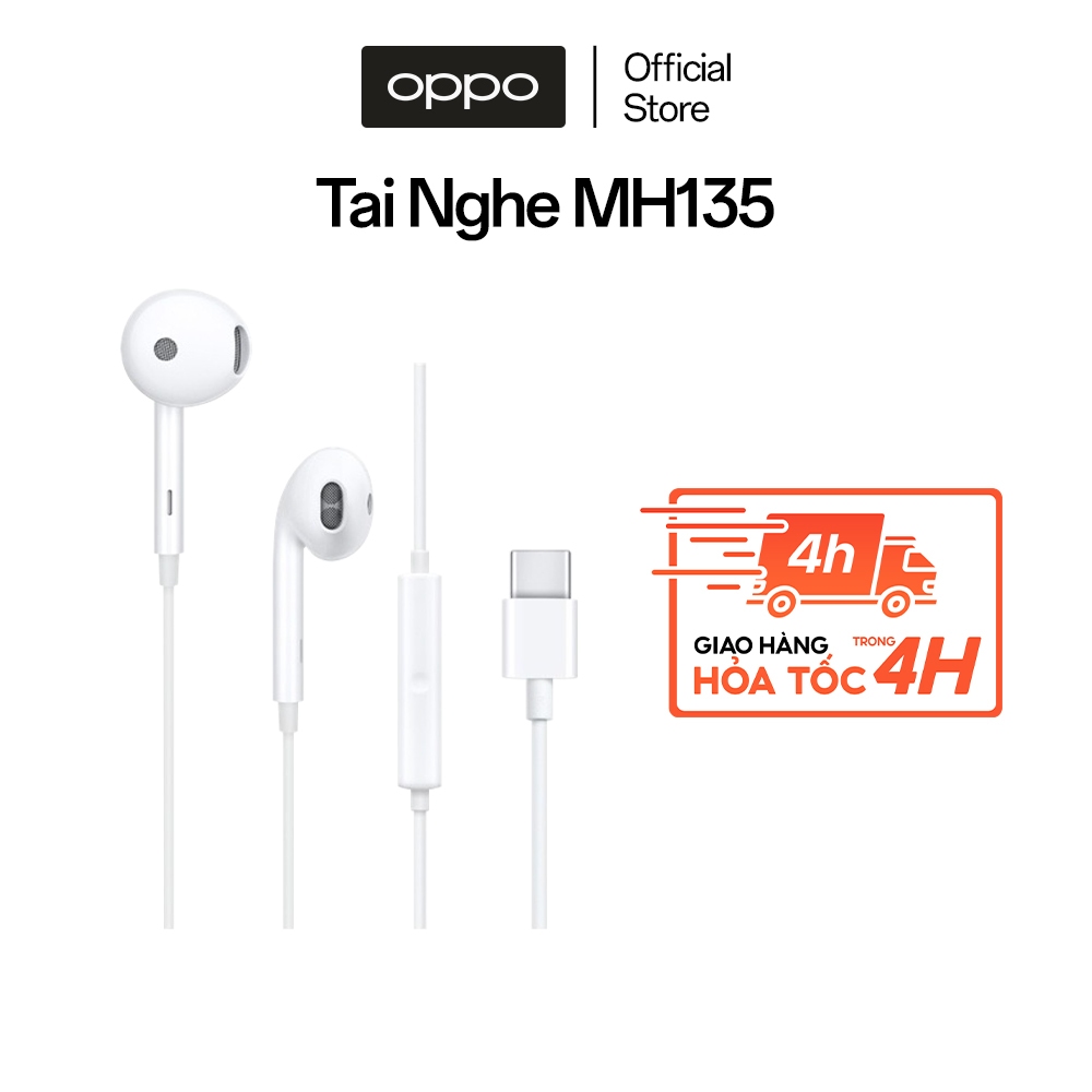 Tai nghe có dây MH135-3 Type C - Chỉ phù hợp 1 vài dòng điện thoại OPPO ở mục mô tả sản phẩm - Hàng chính hãng