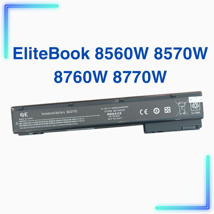 Pin Laptop HP VH08 VH08XL cho HP EliteBook 8560W 8570W 8760W 8770W - Pin Hp New