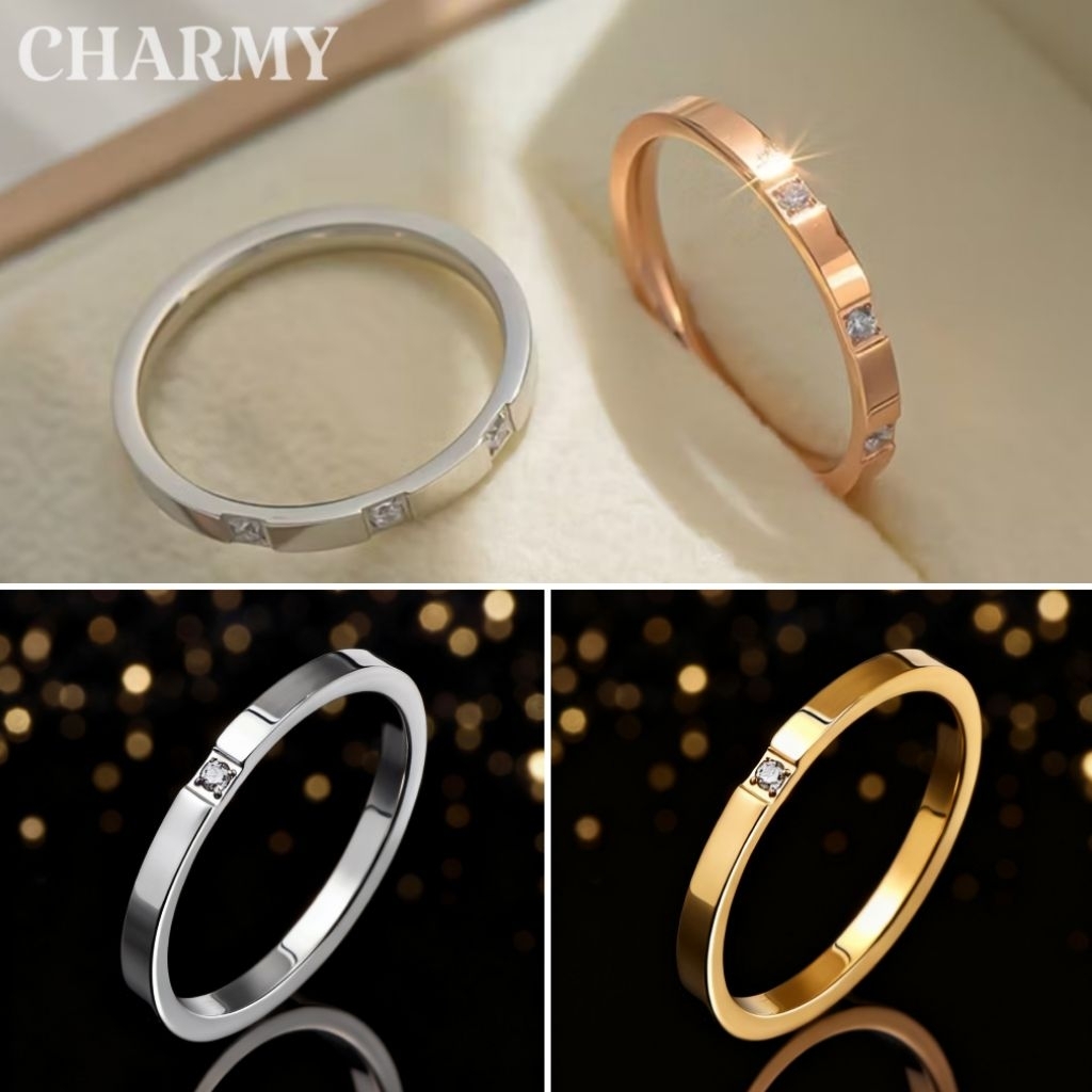 Women's Titanium Steel Ring by CHARMY VN