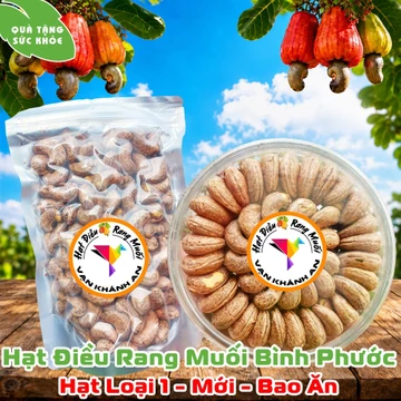 Hạt Điều Rang Muối Còn Lụa | Hạt Dinh Dưỡng, Giảm Cân, Ăn Kiêng | Quà Tặng | MỚI, BAO ĂN | Cashew