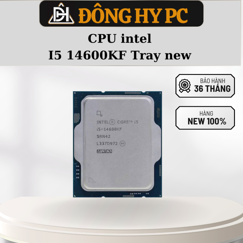 Bộ PC intel i5 14600KF hoặc 14600K tray bảo hành 36 tháng | BigBuy360 - bigbuy360.vn