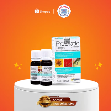 Men vi sinh Probiotic L.Reureti Drops (10ml) - Hỗ trợ bổ sung lợi khuẩn, cải thiện hệ vi sinh đường ruột