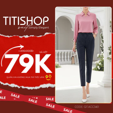 ( Hỏa tốc ) Quần tây nữ , Quần tây nữ TITISHOP , quần tây nữ công sở , xả hết quần tây nữ đẹp QTN001 020