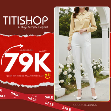 ( Hỏa tốc ) Quần tây nữ , Quần tây nữ TITISHOP , quần tây nữ công sở , xả hết quần tây nữ đẹp QTN001 043