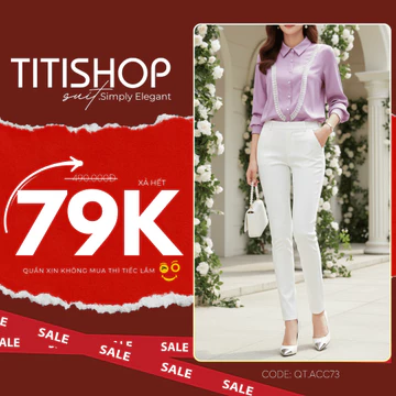 ( Hỏa tốc ) Quần tây nữ , Quần tây nữ TITISHOP , quần tây nữ công sở , xả hết quần tây nữ đẹp QTN001 060
