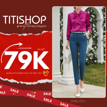 ( Hỏa tốc ) Quần tây nữ , Quần tây nữ TITISHOP , quần tây nữ công sở , xả hết quần tây nữ đẹp QTN001 092