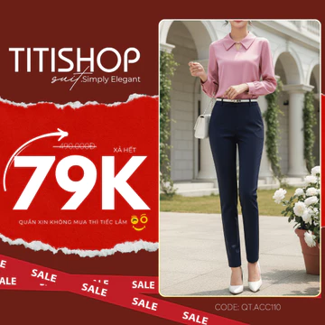 ( Hỏa tốc ) Quần tây nữ , Quần tây nữ TITISHOP , quần tây nữ công sở , xả hết quần tây nữ đẹp QTN001 103