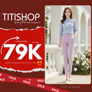 ( Hỏa tốc ) Quần tây nữ , Quần tây nữ TITISHOP , quần tây nữ công sở , xả hết quần tây nữ đẹp QTN001 130