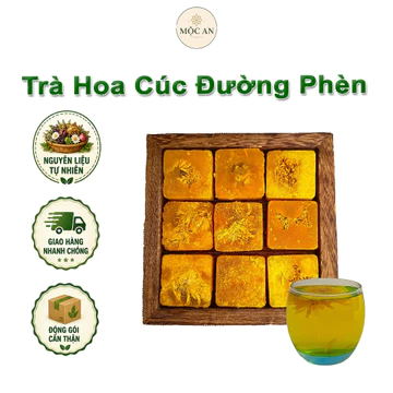 TRÀ HOA CÚC ĐƯỜNG PHÈN MẬT ONG MỘC AN | VIÊN TRÀ HOA CÚC, ĐƯỜNG PHÈN, MẬT ONG | HƯƠNG THƠM DỊU, VỊ NGỌT THANH, DỄ PHA
