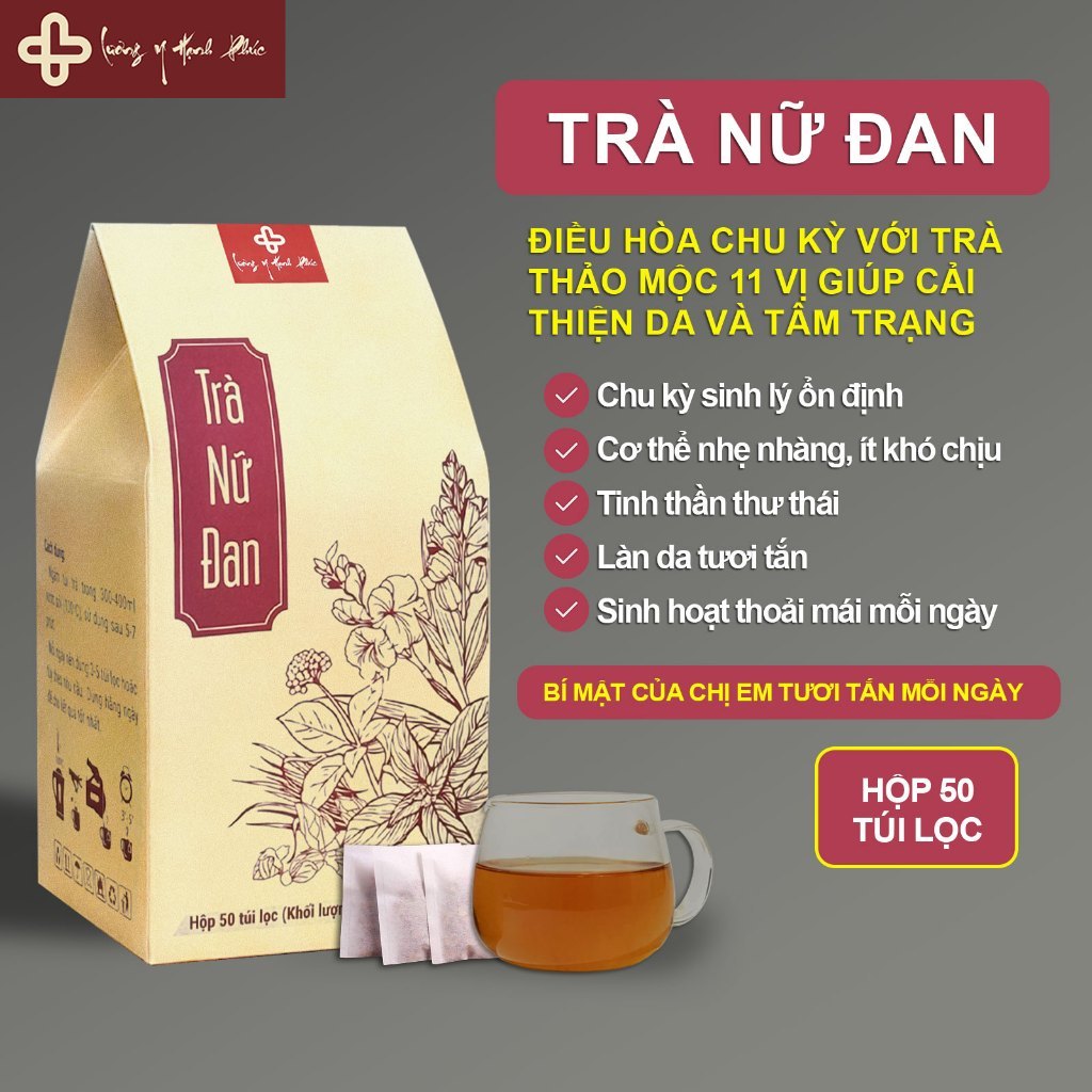 Trà Nữ Đan điều kinh - 11 vị thảo mộc Cân Bằng Cơ Thể ôn định theo chu kỳ - Lương Y Hạnh Phúc