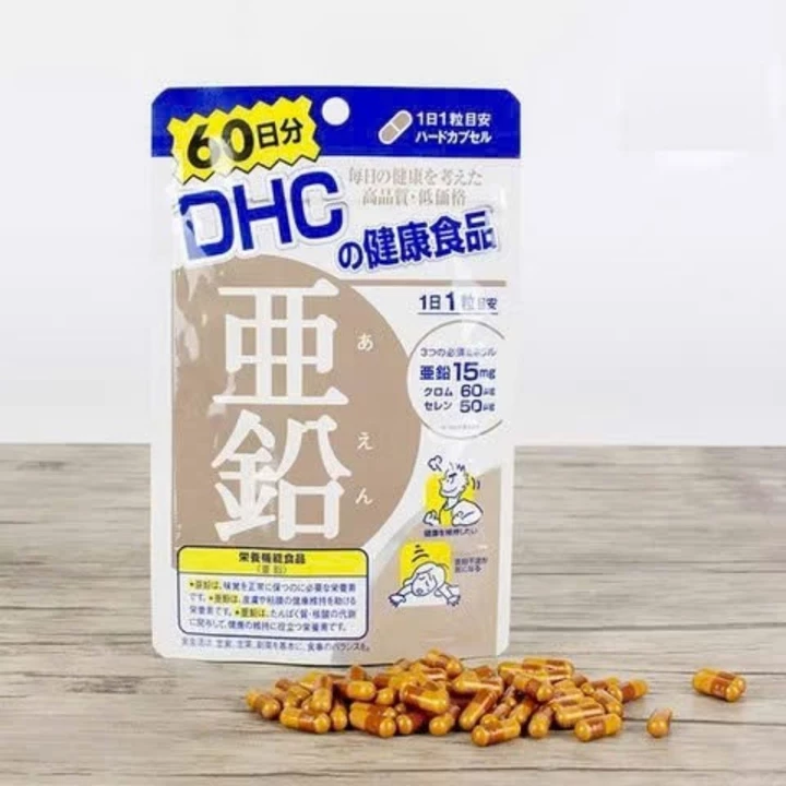 Viên uống kẽm DHC bổ sung kẽm 60 viên nội địa Nhật Bản, bổ sung kẽm cho cơ thể, tăng cường sức khỏe