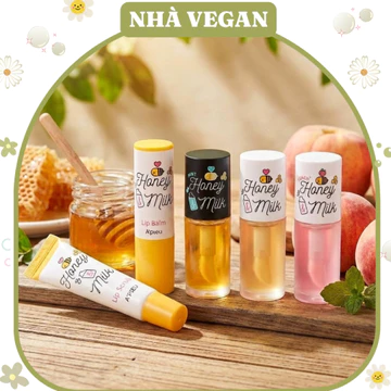 DẦU DƯỠNG MÔI, SON DƯỠNG VÀ TẨY TẾ BÀO CHẾT CHO MÔI APIEU A’PIEU HONEY & MILK LIP OIL /LIP BALM/ LIP SCRUB