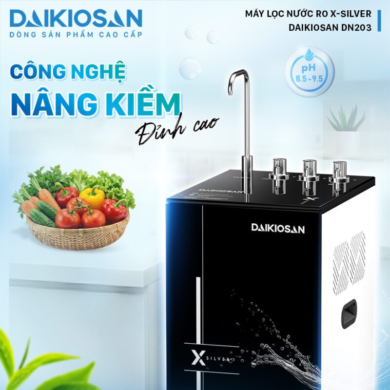 Máy Lọc Nước RO X-SILVER Nóng Nguội Daikiosan DN103-DN203-DN303 - Điện Máy Linh Đan | BigBuy360 - bigbuy360.vn