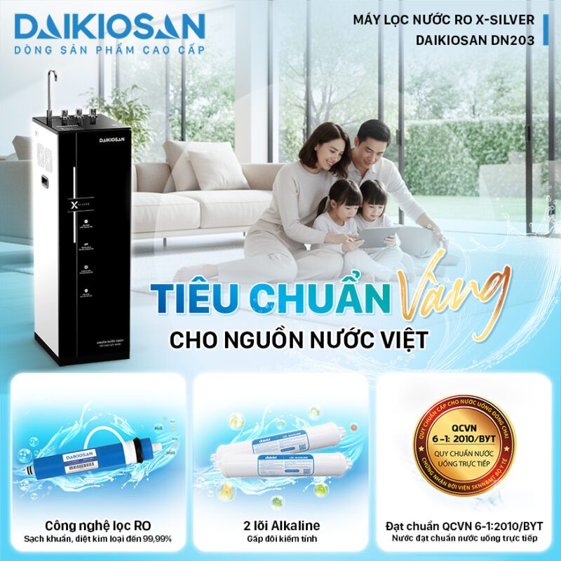 Máy Lọc Nước RO X-SILVER Nóng Nguội Daikiosan DN103-DN203-DN303 - Điện Máy Linh Đan | BigBuy360 - bigbuy360.vn