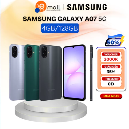 Điện thoại Samsung Galaxy A07 5G - ( 4GB/128GB ) - Hàng Chính Hãng
