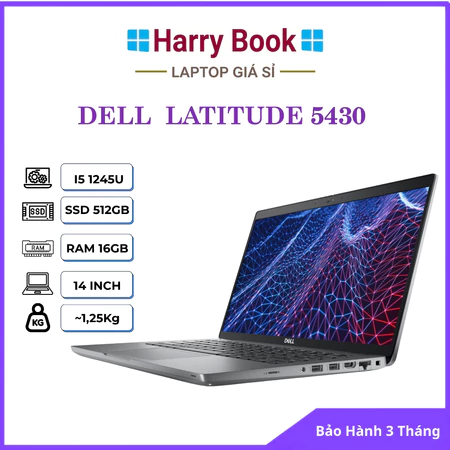 Laptop Dell Latitude 5430 Intel Core i5 / i7 Gen 12 |16GB | SSD 256GB 512GB 1TB| Màn 14 inch Full HD