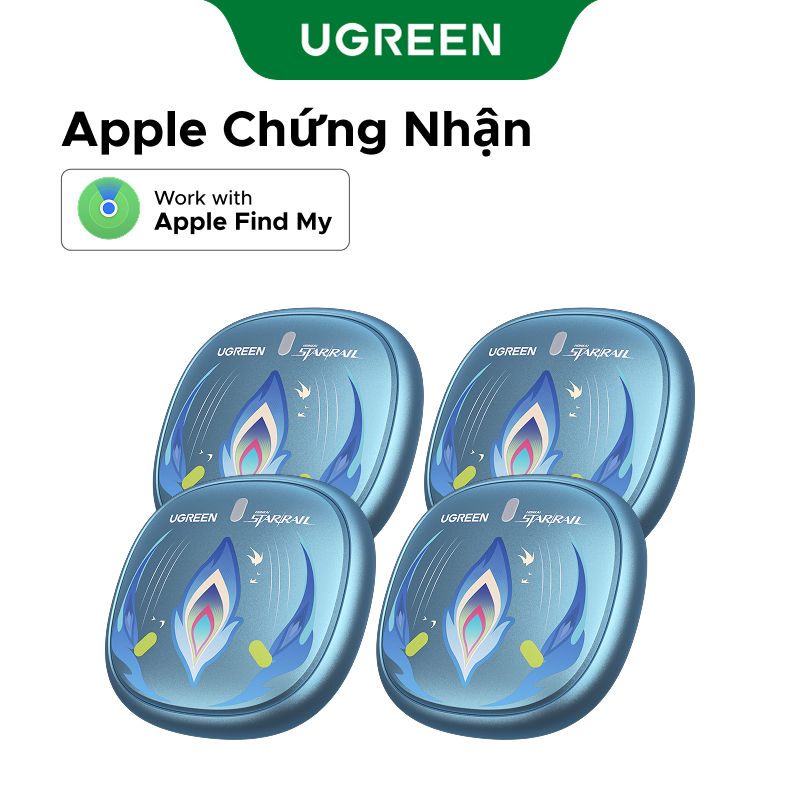 【Phiên Bản Honkai: Star Rail】UGREEN Thiết Bị Theo dõi thông minh FineTrack Mini 2, Pin tuổi thọ 5‐7 năm, Cho iPhone iPad