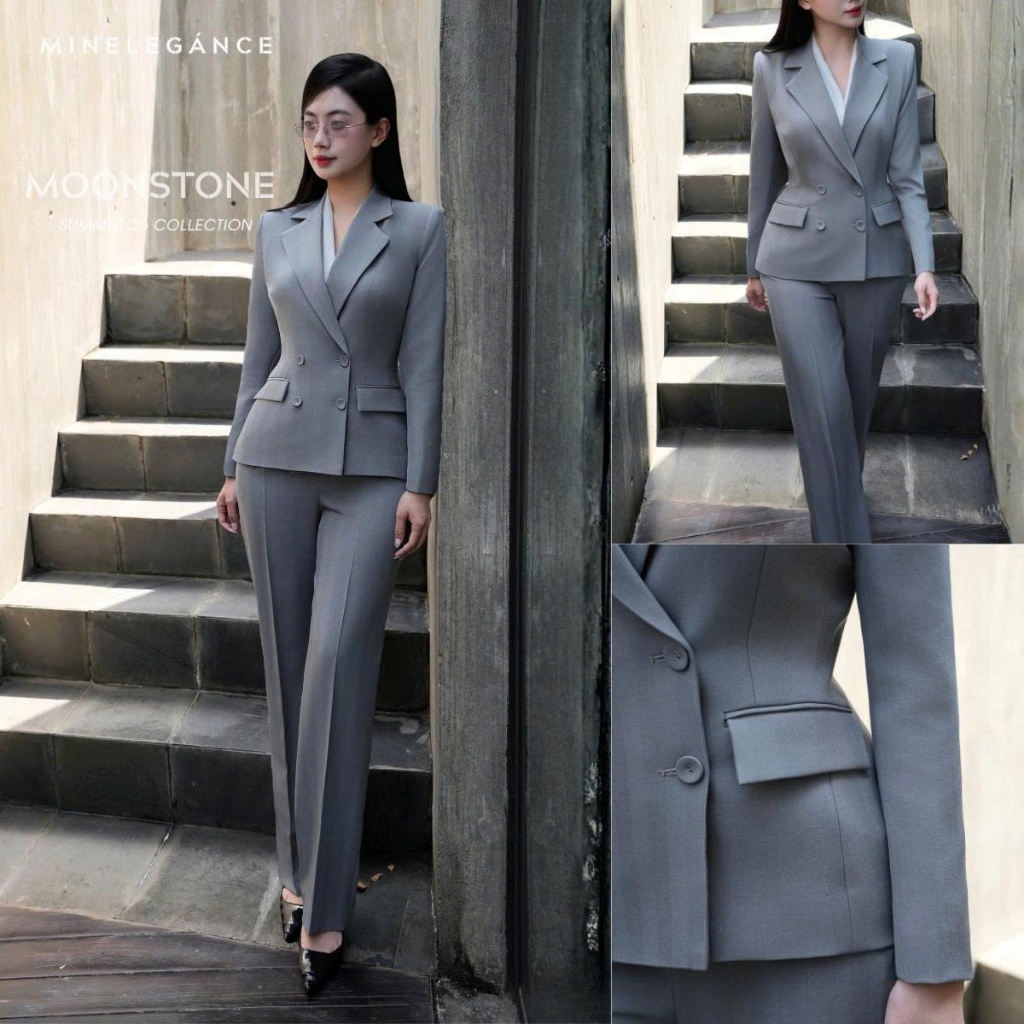 MINELEGÁNCE | ÁO VEST & QUẦN ỐNG ĐỨNG THANH LỊCH, SANG TRỌNG - MIN379