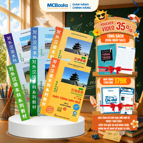 [🔥TOP] Sách - Giáo trình Hán Ngữ 6 cuốn Phiên bản hai (combo/ lẻ tuỳ chọn)