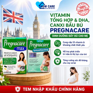 (Tem chính hãng) Pregnacare Max Breastfeeding Vitamin Bầu Canxi Bầu Bú DHA Bầu Cho Phụ Nữ Mang Thai Sau Sinh