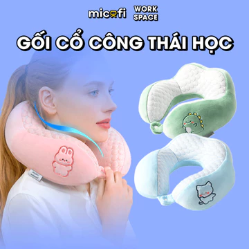 Gối Kê Cổ Công Thái Học Micofi, Gối Ngủ Văn Phòng Chữ U Kê Cổ Nằm Tựa Đầu Chống Mỏi Đau Vai Gáy Trên Xe Ô Tô Du Lịch