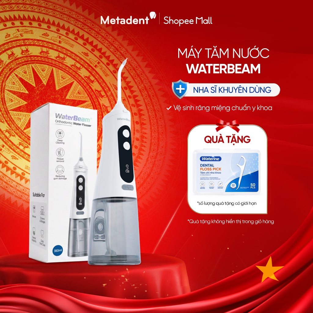 Máy Tăm Nước Cầm Tay WaterBeam cho Người Niềng Răng, Chỉnh Nha | BigBuy360 - bigbuy360.vn