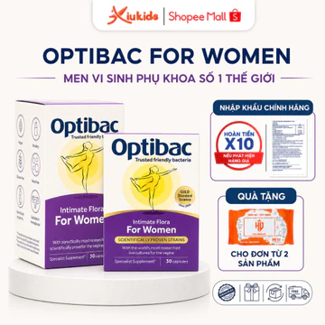 Lợi Khuẩn Phụ Khoa Optibac For Women - Bổ Sung Lợi Khuẩn Chăm Sóc Vùng Kín, Tăng Cường Sức Đề Kháng
