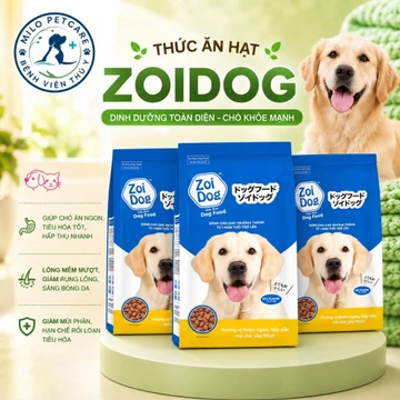 <1kg> Thức Ăn Hạt Cho Chó ZOI DOG Túi 1kg - Thức Ăn Cho Chó Trưởng Thành ZOIDOG - Hạt Cho Chó - Cám Chó - KPETMART