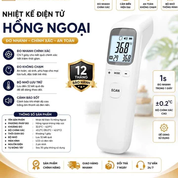 Nhiệt Kế Điện Tử Hồng Ngoại, Máy Đo Nhiệt Độ Điện Tử - Đo Trán, Nhiệt Độ Nước, Nhiệt Độ Phòng
