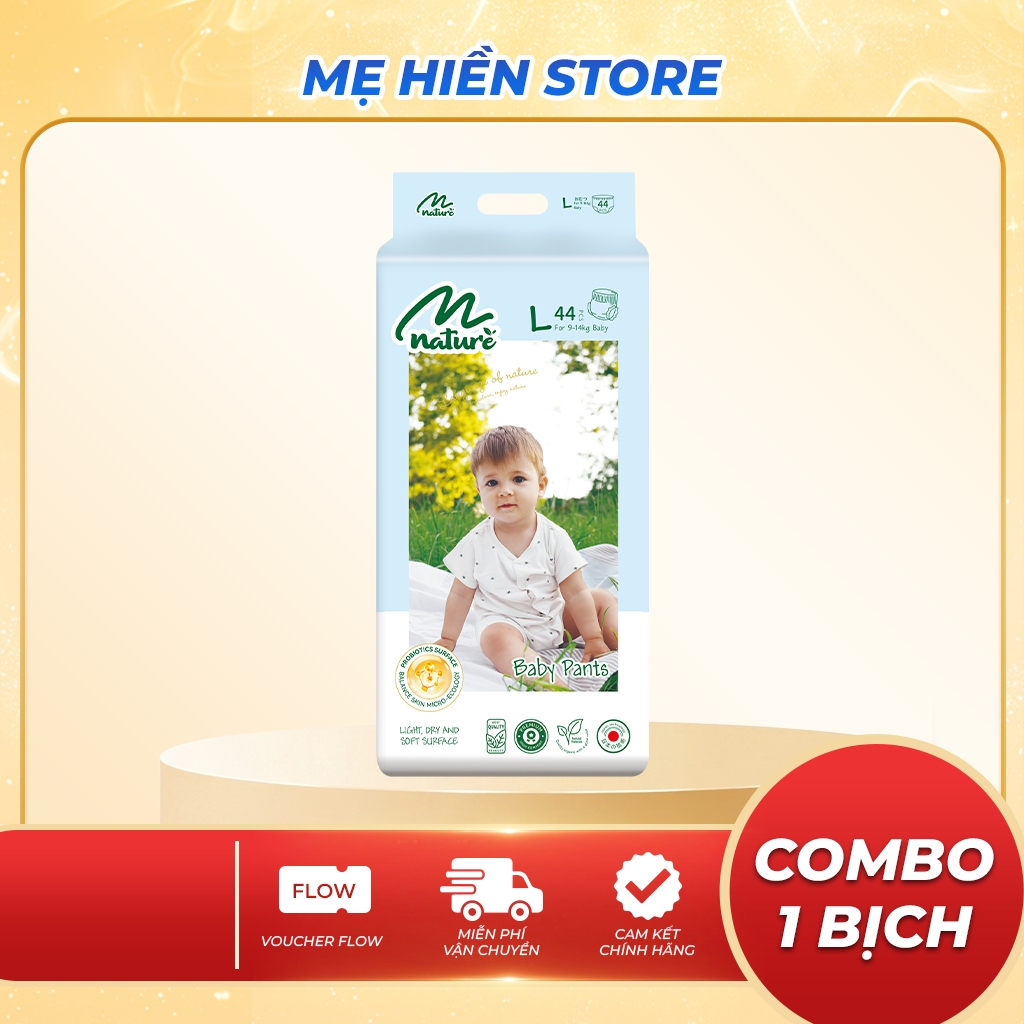 Tã Bỉm Momo Nature Cải Tiến Mới 2025, Bỉm Dán/Quần Chính Hãng Đủ Size Cho Bé