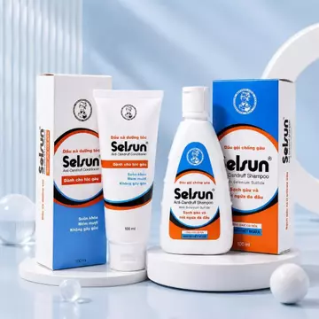 Dầu Gội Giảm Gàu SELSUN Anti-Dandruff Shampoo 100ml | Dầu xả SELSUN Anti-Dandruff Conditioner 100ml