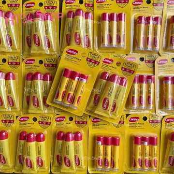 Son Dưỡng Môi Carmex Classic Lip Balm Medicated (Dạng Thỏi / Dạng Tuýp)-Hàng Mỹ