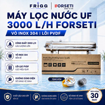 Máy lọc nước UF công suất 3000L/H, lọc nước đầu nguồn, lọc nước sinh hoạt, lọc nước máy,...